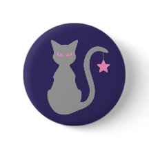 グレーのキャットボタン