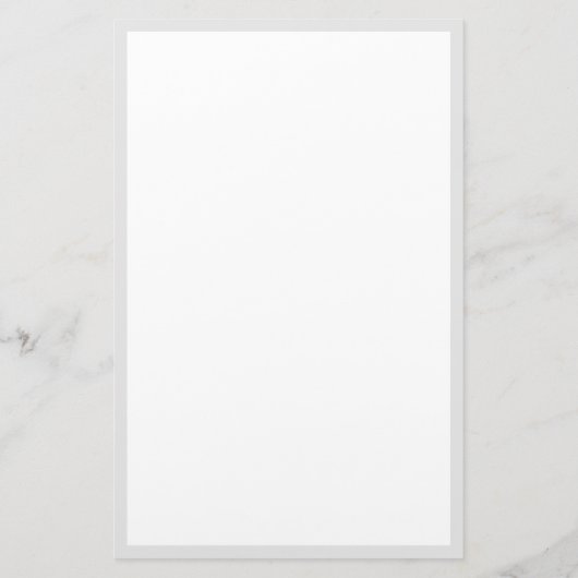 グレーのグレーカスタムの色のエ縁どッジ白 便箋 (裏面)