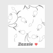 グレーのグースカスタムカットビニールのシール シール (シート)