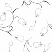 グレーのグースカスタムカットビニールのシール シール (正面)