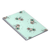 グレーのゲームジョイスティックを青で表示 ノートブック (右側)