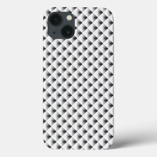 グレーのコンパートメントデザイン Case-Mate iPhoneケース (裏面)