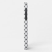 グレーのコンパートメントデザイン Case-Mate iPhoneケース (裏面/左)