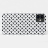 グレーのコンパートメントデザイン Case-Mate iPhoneケース (裏面(横))