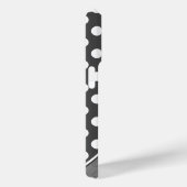 グレーのシェードテンプレートの名前水玉模様 Case-Mate iPhoneケース (裏面 / 右)