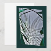 グレーのシャドウ 招待状 (正面/裏面)