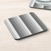 グレーのシャドストライプウ コースター (左側)