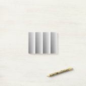 グレーのシャドストライプウ ポストイット (デスク上)