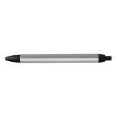 グレーのシャドストライプウ 黒ボールペン (正面)