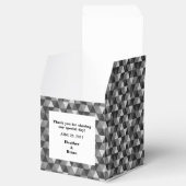 グレーのジオメトリ三角形の優先ボックス フェイバーボックス (オープン)