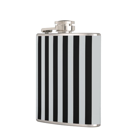 グレーのストライプを任意の色に変更するには、クリックしてカスタマイズしてください。 フラスク (左)