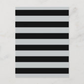 グレーのストライプを任意の色に変更するには、クリックしてカスタマイズしてください。 ポストカード (正面)