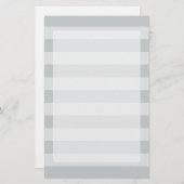 グレーのストライプを任意の色に変更クリック 便箋 (正面/裏面)