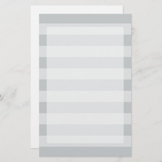 グレーのストライプを任意の色に変更クリック 便箋 (正面/裏面)