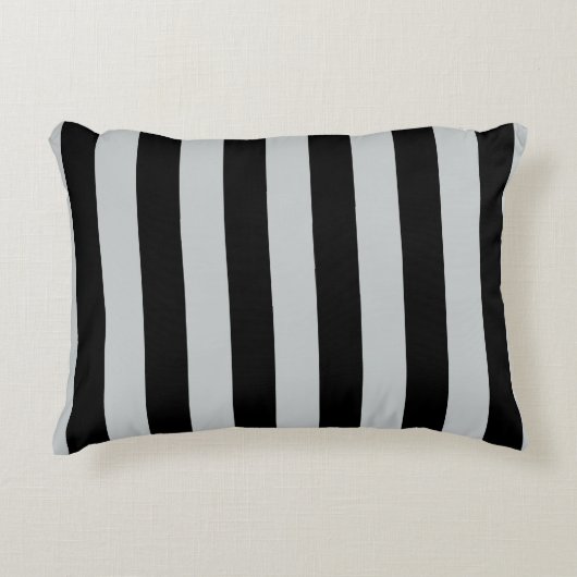 グレーのストライプ色を任意の色にクリック変更 アクセントクッション (正面)