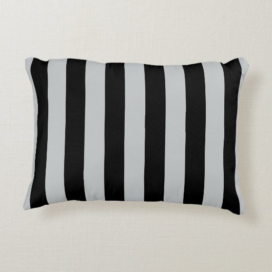 グレーのストライプ色を任意の色にクリック変更 アクセントクッション (裏面)