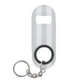 グレーのストライプ色を任意の色にクリック変更 キーホルダー栓抜き (正面)