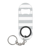 グレーのストライプ色を任意の色にクリック変更 キーホルダー栓抜き (正面)