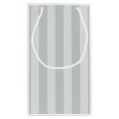 グレーのストライプ色を任意の色にクリック変更 スモールペーパーバッグ (裏面)