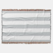 グレーのストライプ色を任意の色にクリック変更 スローブランケット (正面)