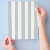 グレーのストライプ色を任意の色にクリック変更 チラシ (手)