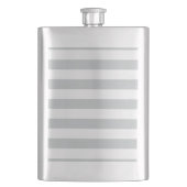 グレーのストライプ色を任意の色にクリック変更 フラスク (正面)