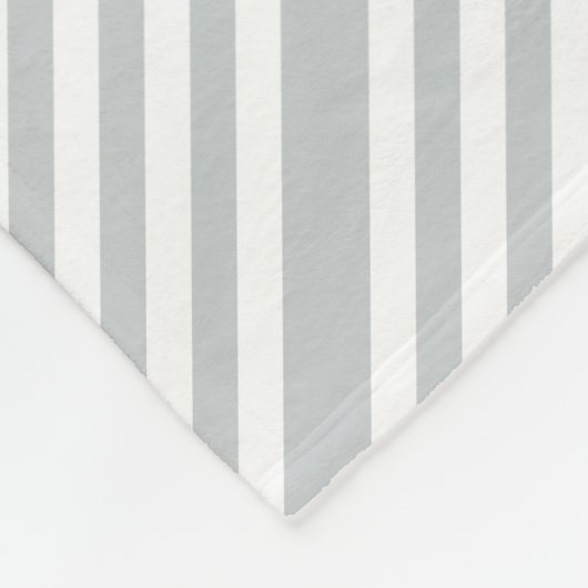 グレーのストライプ色を任意の色にクリック変更 フリースブランケット (角)