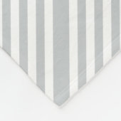 グレーのストライプ色を任意の色にクリック変更 フリースブランケット (角)