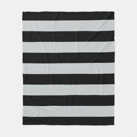 グレーのストライプ色を任意の色にクリック変更 フリースブランケット (正面)