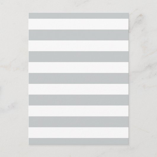 グレーのストライプ色を任意の色にクリック変更 ポストカード (正面)