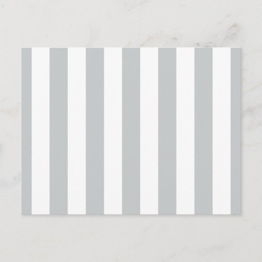 グレーのストライプ色を任意の色にクリック変更 ポストカード (正面)
