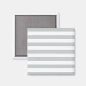 グレーのストライプ色を任意の色にクリック変更 マグネット (正面/裏面)