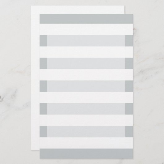 グレーのストライプ色を任意の色にクリック変更 便箋 (正面/裏面)