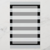 グレーのストライプ色を任意の色にクリック変更 便箋 (正面)