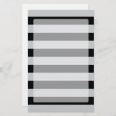 グレーのストライプ色を任意の色にクリック変更 便箋 (正面/裏面)