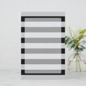 グレーのストライプ色を任意の色にクリック変更 便箋 (スタンド正面)