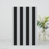 グレーのストライプ色を任意の色にクリック変更 便箋 (スタンド正面)