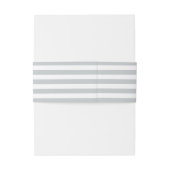 グレーのストライプ色を任意の色にクリック変更 招待状ベリーバンド (裏面例)