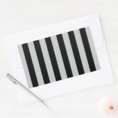 グレーのストライプ色を任意の色にクリック変更 長方形シール (封筒)