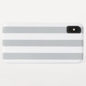 グレーのストライプ色を任意の色にクリック変更 Case-Mate iPhoneケース (裏面(横))