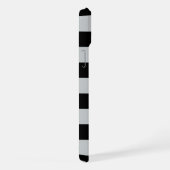 グレーのストライプ色を任意の色にクリック変更 iPhoneケース (右側面)