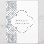 グレーのタイルバインダー用のスペインのデバイダーページ (正面)