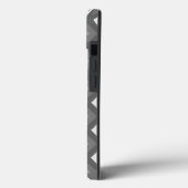 グレーのダイヤモンドパターンのシェードCase-Mate iPhone ca Case-Mate iPhoneケース (裏面 / 左)