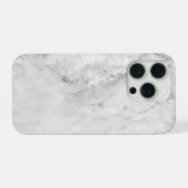 グレーのテクスチャードマーブル iPhoneケース (裏面横)