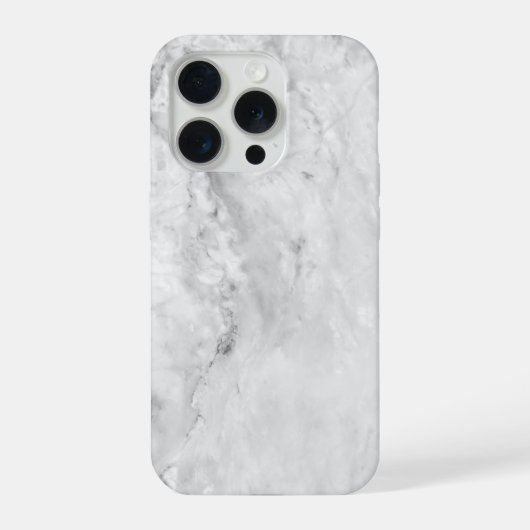 グレーのテクスチャードマーブル iPhoneケース (裏面)