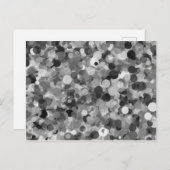 グレーのドットはがき ポストカード (正面/裏面)