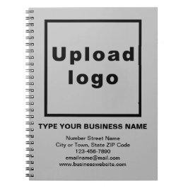 グレーのノートブックのビジネスブランド ノートブック