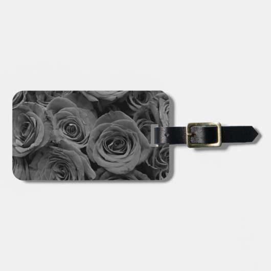 グレーのバラ, グレー 花の写真      ラゲッジタグ (正面横)