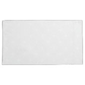 グレーのパターン上の重淡い色のなり合う円（白） 枕カバー (正面右)