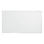 グレーのパターン上の重淡い色のなり合う円（白） 枕カバー (裏面-左)